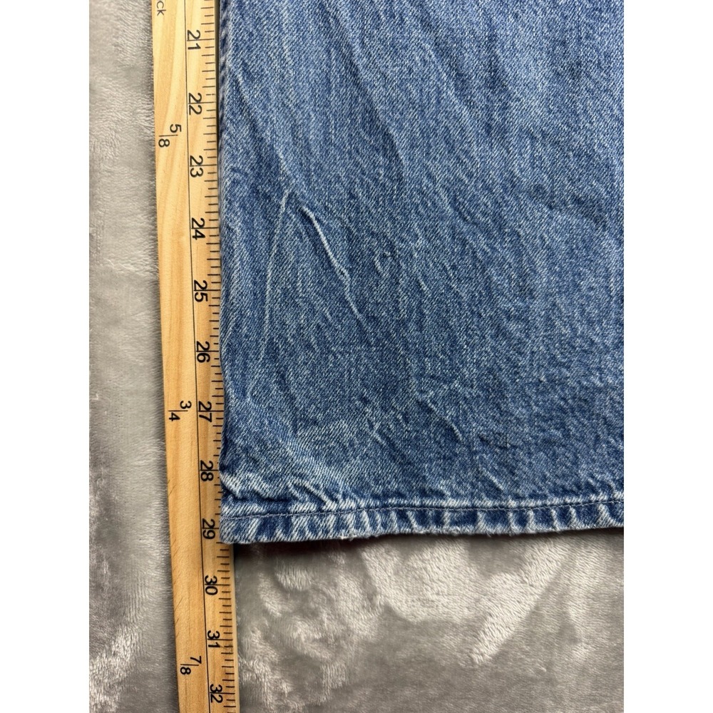 Mother Superior The Bookie Flood Jeans Women's Size 26 Distressed Flare Made USA - Picture 12 of 14